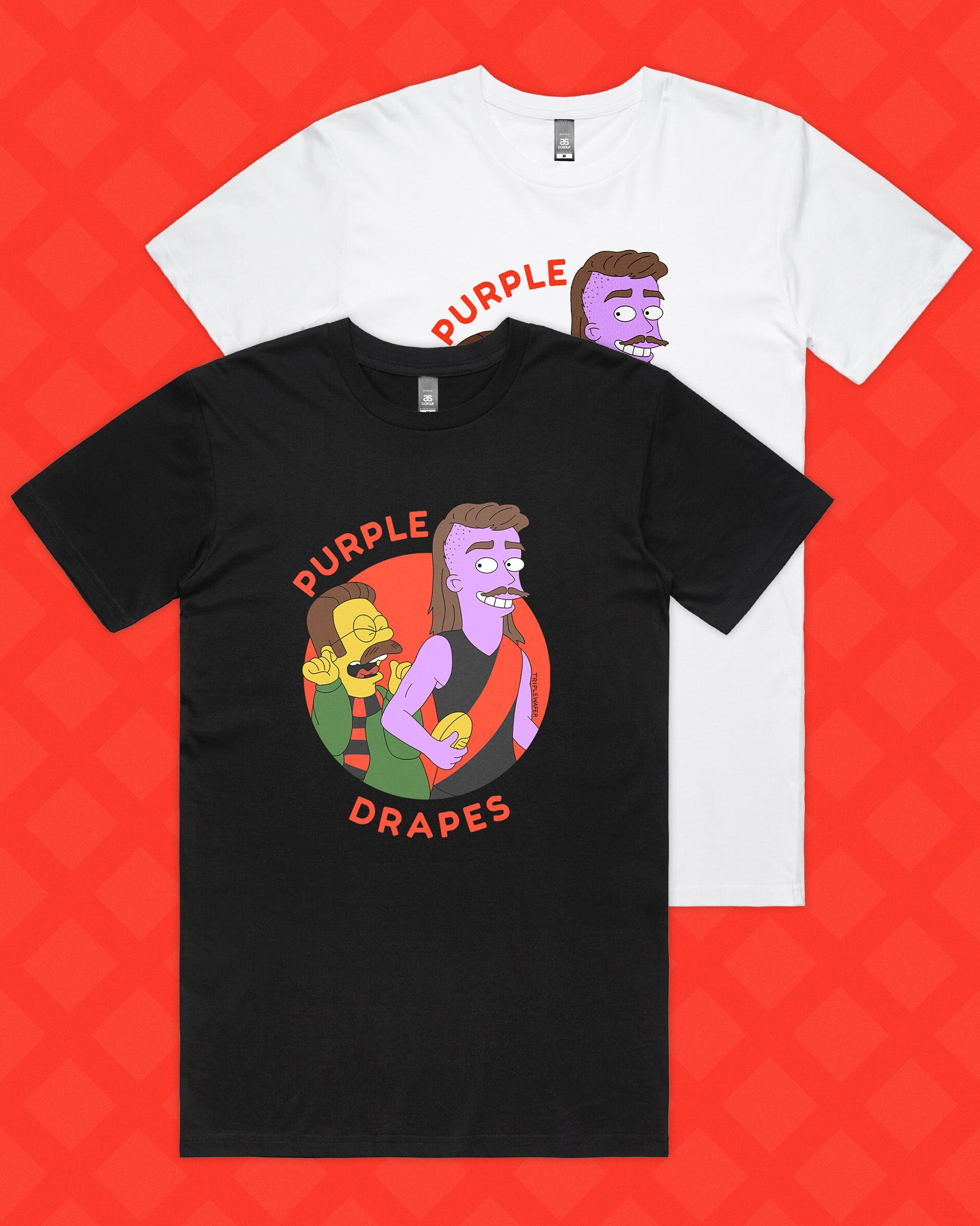 PURPLE DRAPES TEE