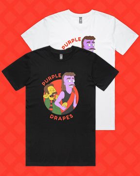 PURPLE DRAPES TEE