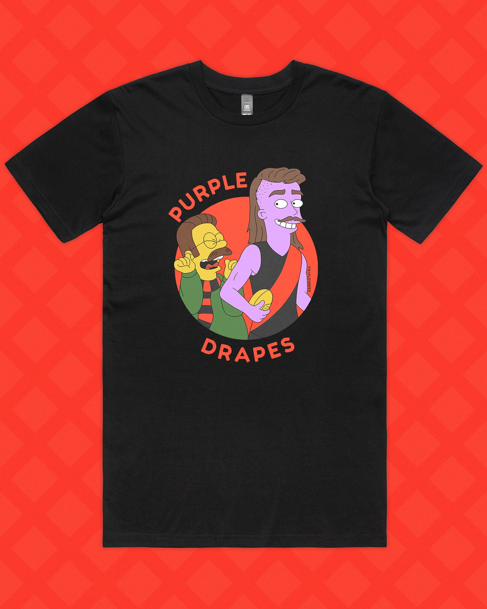 PURPLE DRAPES TEE