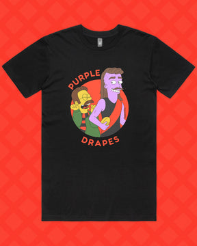 PURPLE DRAPES TEE